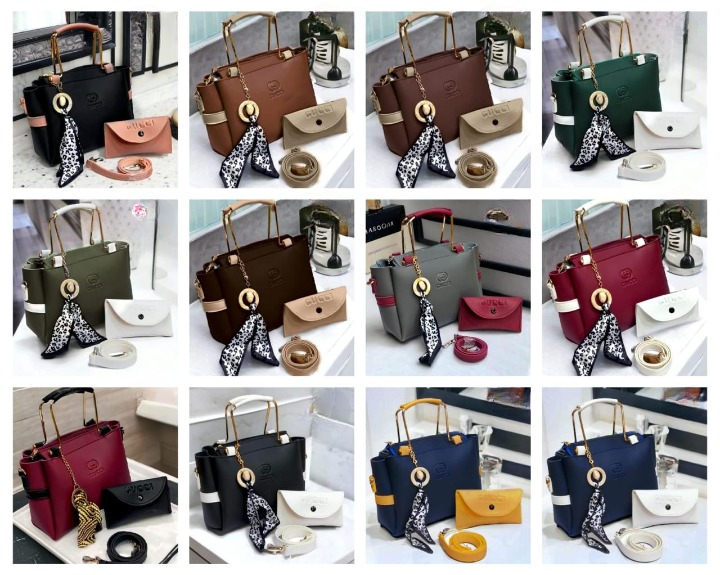 elegant black handbag with pouch