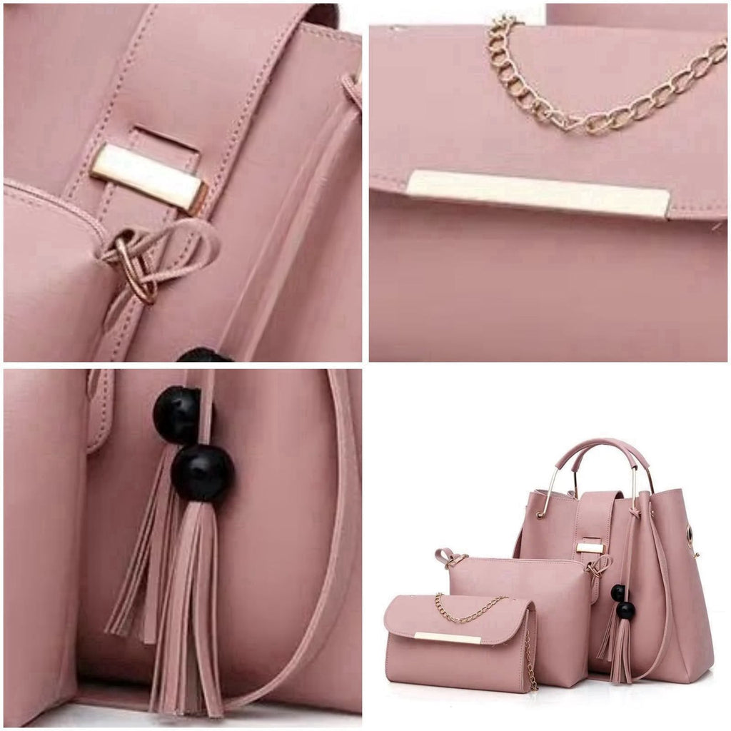 Elegant 3-Piece Women’s Handbag Set