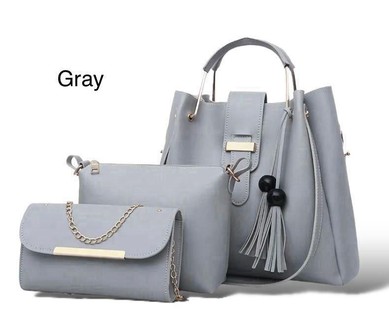 Elegant 3-Piece Women’s Handbag Set 